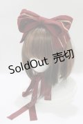 metamorphose / ブレード付リボンヘッドドレス  ボルドー H-26-02-15-070-ME-AC-NS-ZH