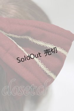 画像2: metamorphose / ブレード付リボンヘッドドレス  ボルドー H-26-02-15-070-ME-AC-NS-ZH
