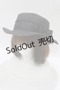 m petit by misako / AMブレードカンカン帽  ブラック H-26-02-15-072-LO-AC-NS-ZH