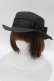 画像1: m petit by misako / AMブレードカンカン帽  ブラック H-26-02-15-072-LO-AC-NS-ZH (1)