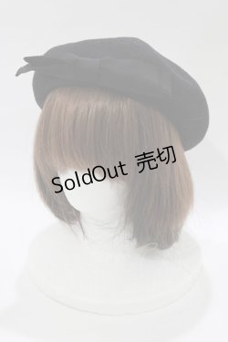 画像1: m petit by misako / AMリボンサーモベレー  ブラック H-26-02-15-074-LO-AC-NS-ZH