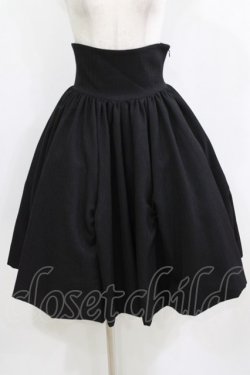 画像1: NO.S PROJECT / 二次元と運命が交差するスカート M ブラック H-26-02-15-008-LO-SK-NS-ZH