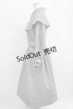 画像2: an another angelus / ヨークケープトレンチコート Free BLACK×WH H-26-02-15-009-CA-CO-NS-ZH