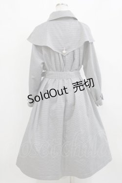 画像3: an another angelus / ヨークケープトレンチコート Free BLACK×WH H-26-02-15-009-CA-CO-NS-ZH