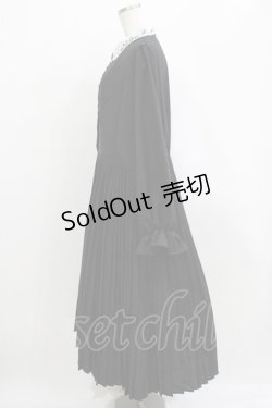 画像2: m petit by misako / AM*レースエリプリーツワンピース 3L ブラック H-26-02-15-013-LO-OP-NS-ZH