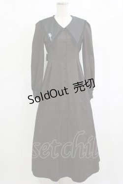 画像1: EATME / BIGカラー開襟マキシワンピース S ワイン H-26-02-15-014-LO-OP-NS-ZH