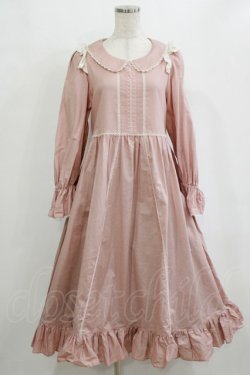 画像1: Maria pipi / コットンフラットレースドレス Free ピンク H-26-02-15-017-EL-TO-NS-ZH