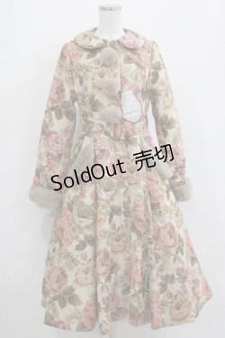 画像1: Kurumi Collaboration / TT*KRMゴブランファーコート M ベージュ H-26-02-15-018-GO-CO-NS-ZH