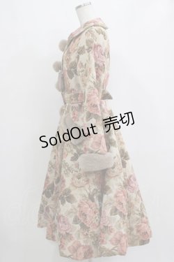 画像2: Kurumi Collaboration / TT*KRMゴブランファーコート M ベージュ H-26-02-15-018-GO-CO-NS-ZH