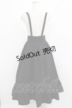 画像3: axes femme / サス付裾切替スカート M ブラック H-26-02-15-019-AX-SK-NS-ZH