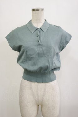 画像1: an another angelus / フレンチニットポロ Free MINT H-26-02-16-004-CA-TO-NS-ZH