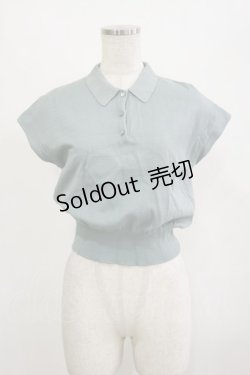 画像1: an another angelus / フレンチニットポロ Free MINT H-26-02-16-004-CA-TO-NS-ZH