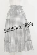 LODISPOTTO / ギンガムチェックスカート S ブラック H-26-02-16-036-LO-SK-NS-ZH