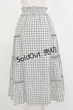 画像2: LODISPOTTO / ギンガムチェックスカート S ブラック H-26-02-16-036-LO-SK-NS-ZH