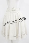 Kurumi Collaboration / フレアマリンアカデミアスカート L アイボリー H-26-02-16-038-LO-SK-NS-ZH
