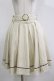 画像1: Kurumi Collaboration / フレアマリンアカデミアスカート L アイボリー H-26-02-16-038-LO-SK-NS-ZH (1)