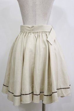 画像2: Kurumi Collaboration / フレアマリンアカデミアスカート L アイボリー H-26-02-16-038-LO-SK-NS-ZH