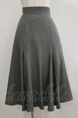 画像1: an another angelus / バックレースアップトライアングルフレアースカート Free GREEN H-26-02-16-040-CA-SK-NS-ZH