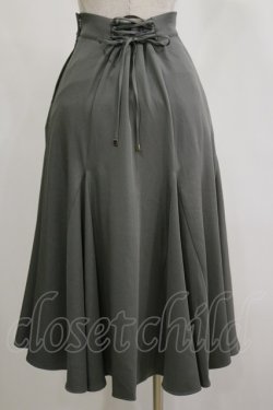 画像2: an another angelus / バックレースアップトライアングルフレアースカート Free GREEN H-26-02-16-040-CA-SK-NS-ZH