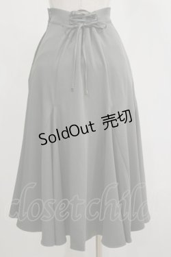 画像2: an another angelus / バックレースアップトライアングルフレアースカート Free GREEN H-26-02-16-040-CA-SK-NS-ZH