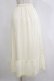 画像1: axes femme / 薔薇レースロングペチスカート M アイボリー H-26-02-16-042-AX-SK-NS-ZH (1)