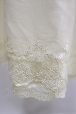 画像3: axes femme / 薔薇レースロングペチスカート M アイボリー H-26-02-16-042-AX-SK-NS-ZH