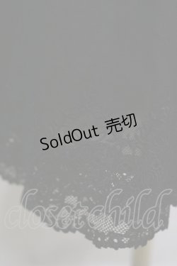 画像3: axes femme / 薔薇レースロングペチスカート M ブラック H-26-02-16-043-AX-SK-NS-ZH