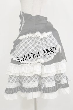 画像3: Hoshibako Works / ホイップクリームホールケーキ コルセット風ボリュームティアードスカート Free ブラック H-26-02-16-044-LO-SK-NS-ZH