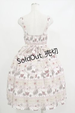 画像2: axes femme kawaii / お菓子柄ジャンパースカート M ピンク H-26-02-16-048-AX-OP-NS-ZH