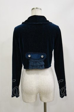 画像2: axes femme / バックフリルボレロ M ブルーグリーン H-26-02-16-005-AX-TO-NS-ZH