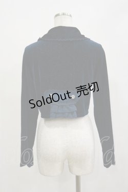 画像2: axes femme / バックフリルボレロ M ブルーグリーン H-26-02-16-005-AX-TO-NS-ZH