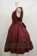 画像3: Kurumi Collaboration / ミジンコールジャンパースカート L ワイン H-26-02-16-051-LO-OP-NS-ZH (3)