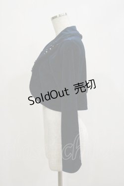 画像3: axes femme / バックフリルボレロ M ブルーグリーン H-26-02-16-005-AX-TO-NS-ZH