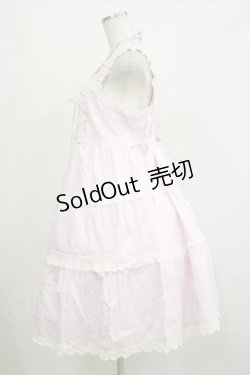 画像3: BABY,THE STARS SHINE BRIGHT / からみ3段ティアードジャンパースカート Free ピンク H-26-02-16-054-BA-OP-NS-ZH