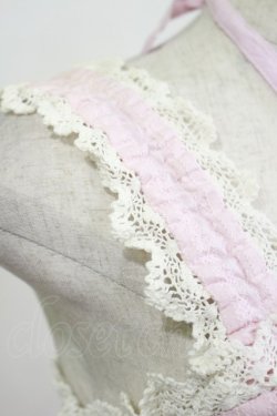 画像4: BABY,THE STARS SHINE BRIGHT / からみ3段ティアードジャンパースカート Free ピンク H-26-02-16-054-BA-OP-NS-ZH