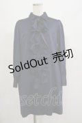 Maison de FLEUR Petite Robe / シャツワンピース M ネイビー H-26-02-16-055-EL-OP-NS-ZH