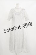 F i.n.t / ヨークフリル総レースワンピース Free BLUE GRAY H-26-02-16-056-CA-OP-NS-ZH