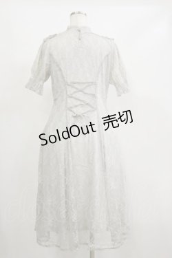 画像2: F i.n.t / ヨークフリル総レースワンピース Free BLUE GRAY H-26-02-16-056-CA-OP-NS-ZH