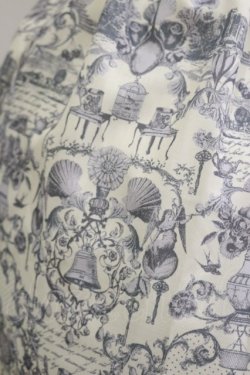 画像3: axes femme / アンティーク調ワンピース M オフ/ブルー H-26-02-16-057-AX-OP-NS-ZH