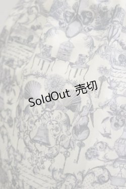 画像3: axes femme / アンティーク調ワンピース M オフ/ブルー H-26-02-16-057-AX-OP-NS-ZH