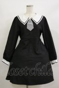 Amavel / タイ付きセーラーワンピース Free ブラック H-26-02-16-059-CA-OP-NS-ZH