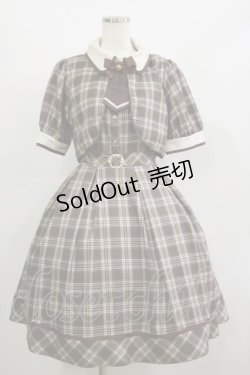 画像1: Amavel / Future Detectiveボレロワンピース Free ブラウン H-26-02-16-060-CA-OP-NS-ZH