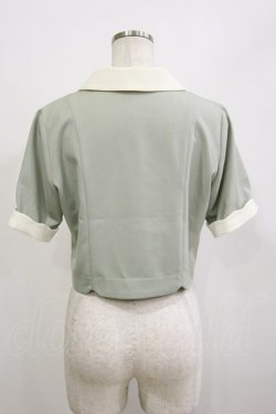 画像2: Fi.n.t / シェル釦スカラップブラウス Free MINT H-26-02-16-006-CA-BL-NS-ZH