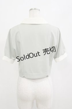 画像2: Fi.n.t / シェル釦スカラップブラウス Free MINT H-26-02-16-006-CA-BL-NS-ZH