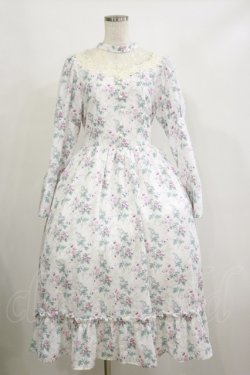 画像1: Kurumi Collaboration / KRハナジゴスリーブワンピース L オフ H-26-02-16-061-LO-OP-NS-ZH