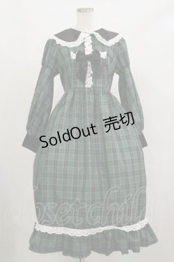 画像1: Eri Aino's collaboration / シャーロットの水曜日 ワンピース L グリーン H-26-02-16-064-LO-TO-NS-ZH