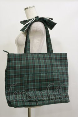 画像2: Eri Aino's collaboration / シャーロットの水曜日トートバッグ  グリーン H-26-02-16-066-LO-BG-NS-ZH