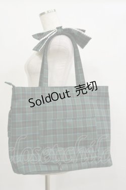画像2: Eri Aino's collaboration / シャーロットの水曜日トートバッグ  グリーン H-26-02-16-066-LO-BG-NS-ZH