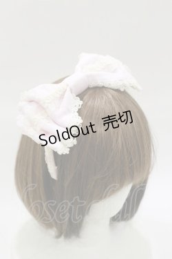 画像1: BABY,THE STARS SHINE BRIGHT / リボンロゼリーヌカチューシャ  ピンク H-26-02-16-077-BA-AC-NS-ZH