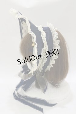 画像2: BABY,THE STARS SHINE BRIGHT / Doll Coronet Aria ボンネット  ネイビー H-26-02-16-079-BA-AC-NS-ZH